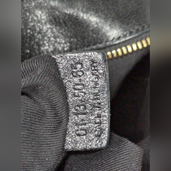 Chloe Ethel Geniue Leather Bag Large Shoulder Tote Black Gold Handbag - Picture 7 of 11